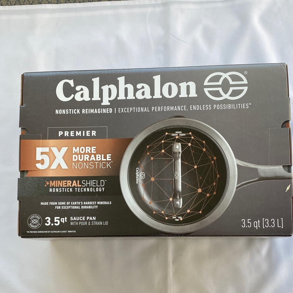 Calphalon 3.5 Quart Sauce Pan New In Box